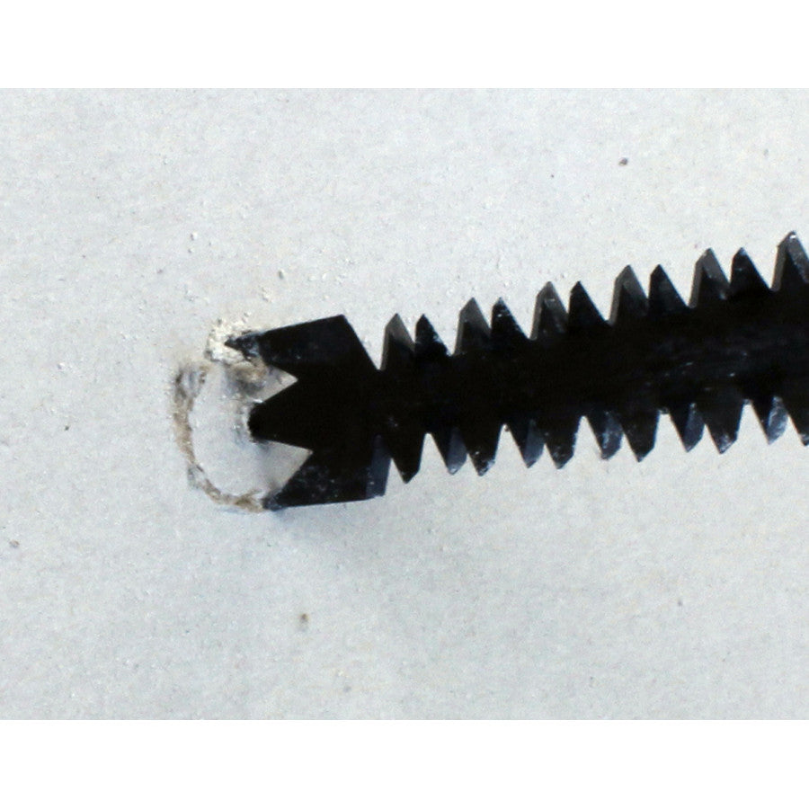 CROCOPLAC II - Scie à guichet 150 mm (6") avec double denture et fourreau inclus